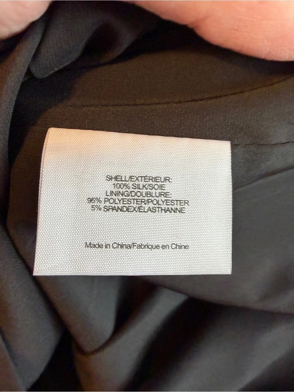 NWT Tory Burch 100% Silk Black Dress Size 14 Quiet Luxury Understated C14